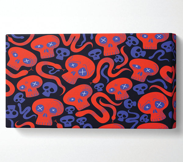 Red Skull And Snakes