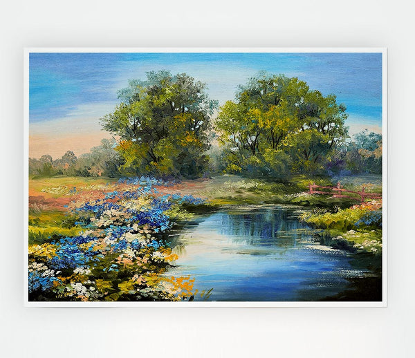 The Little River Trail Print Poster Wall Art