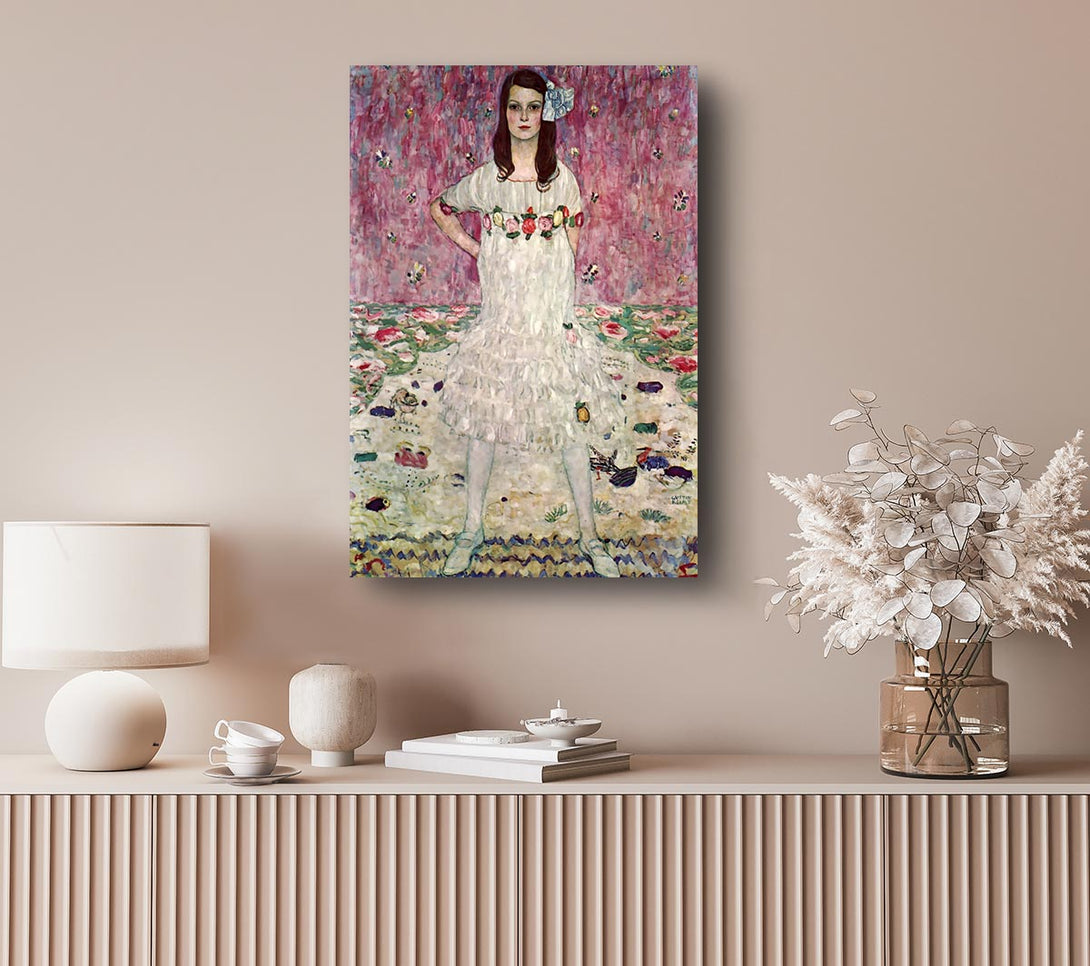 Picture of Klimt Eugenia Primavesi Canvas Print Wall Art