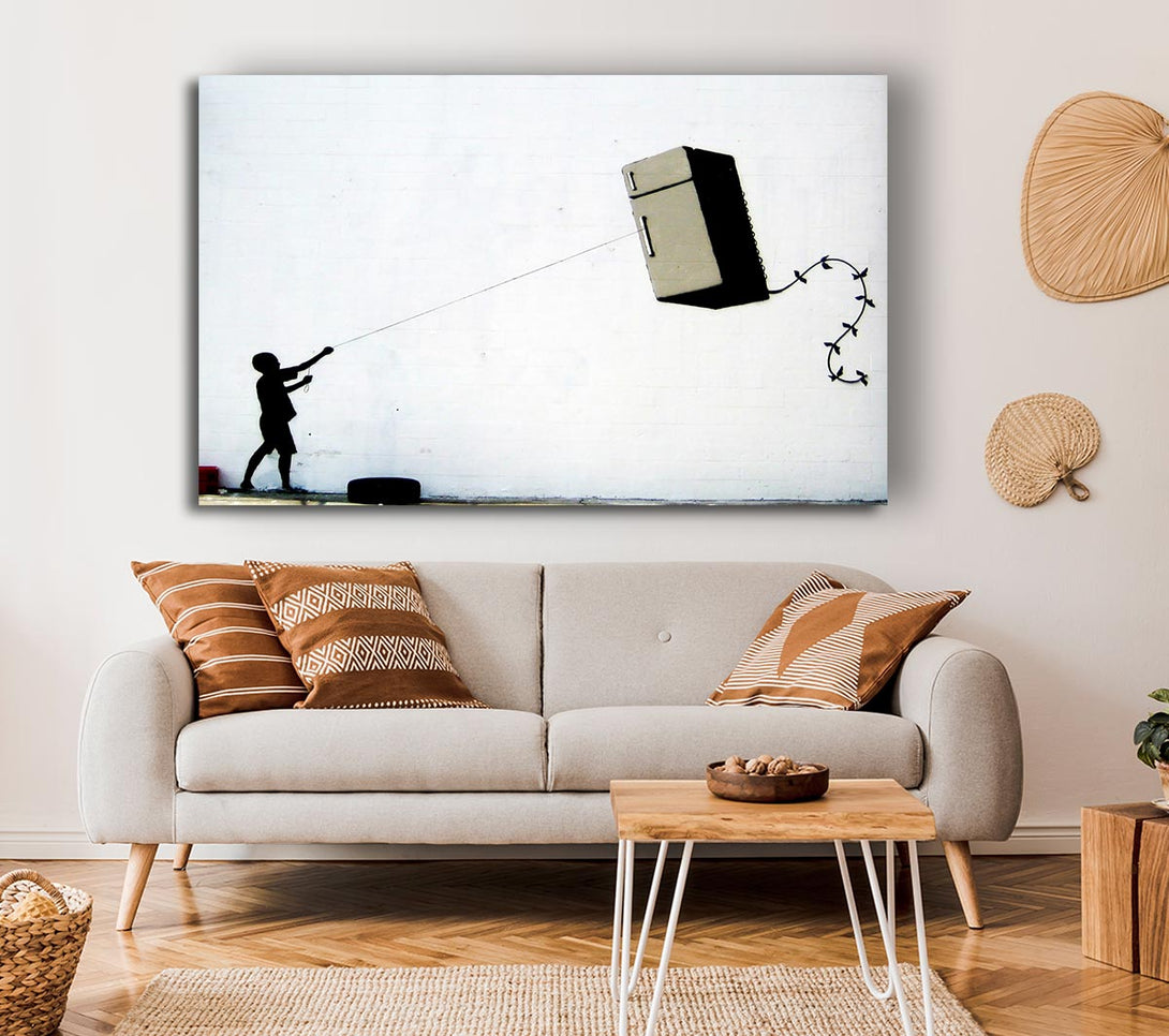 Picture of Fridge Kite Canvas Print Wall Art