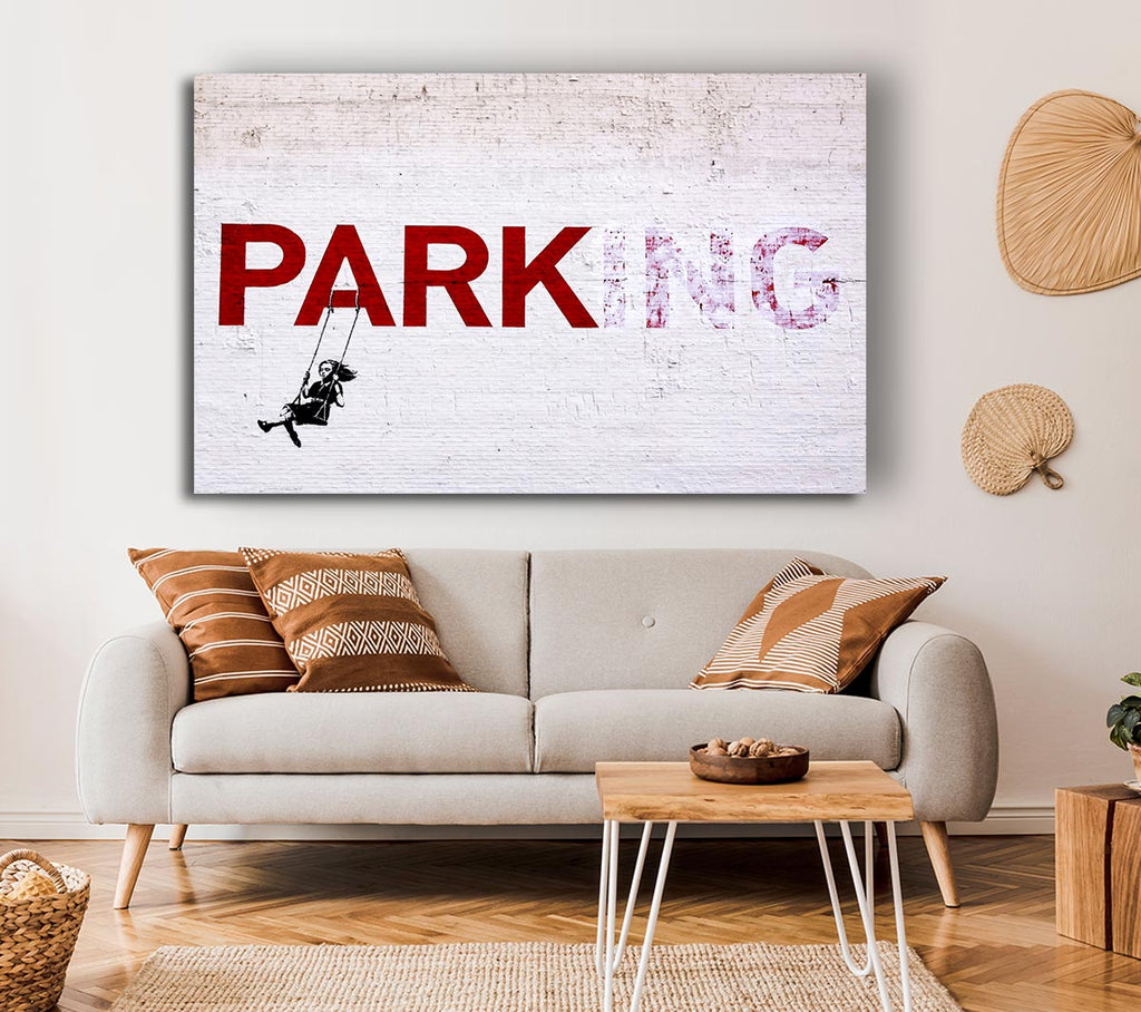 Picture of Park Or Parking Canvas Print Wall Art