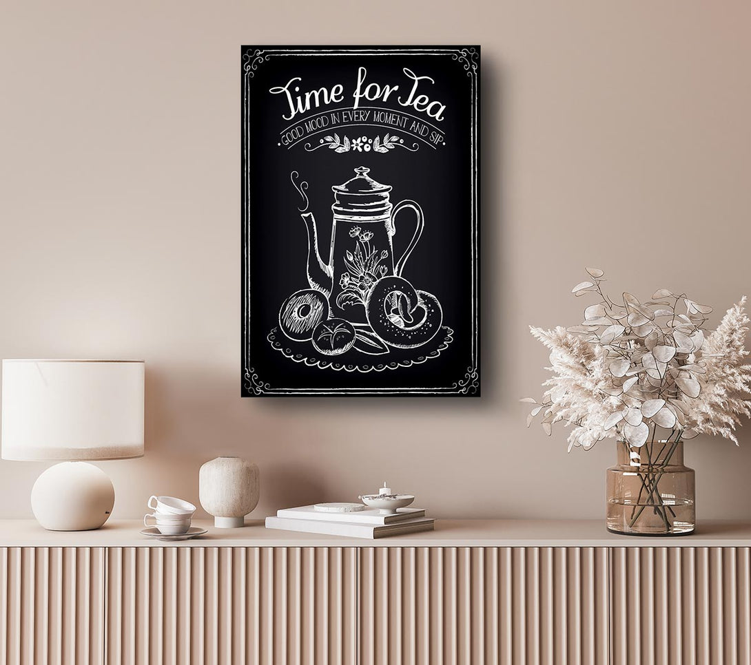 Picture of Time For Tea 1 Canvas Print Wall Art