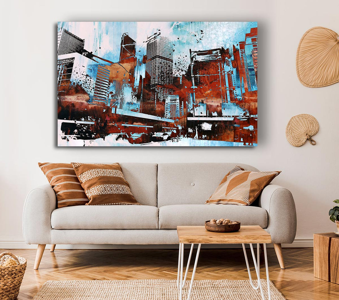Picture of Chocolate City Blues 1 Canvas Print Wall Art
