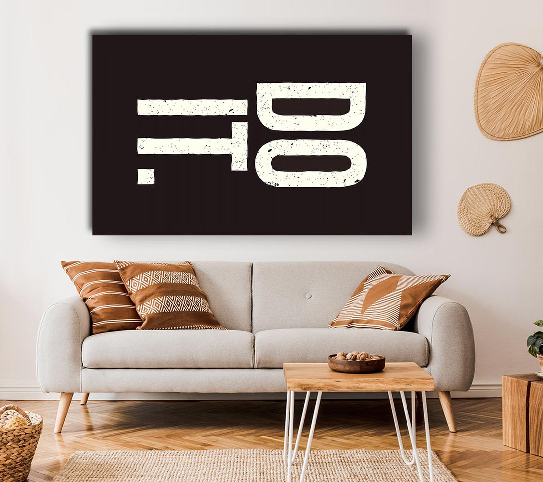 Picture of Do It Canvas Print Wall Art
