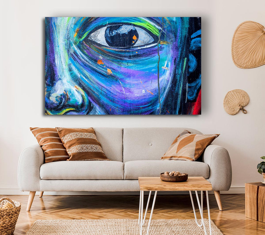 Picture of Eye And Face Canvas Print Wall Art
