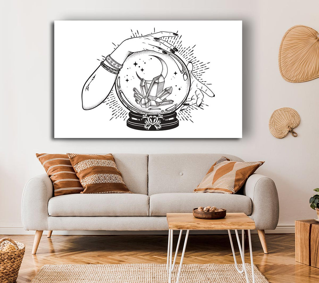 Picture of Casting A Spell Canvas Print Wall Art