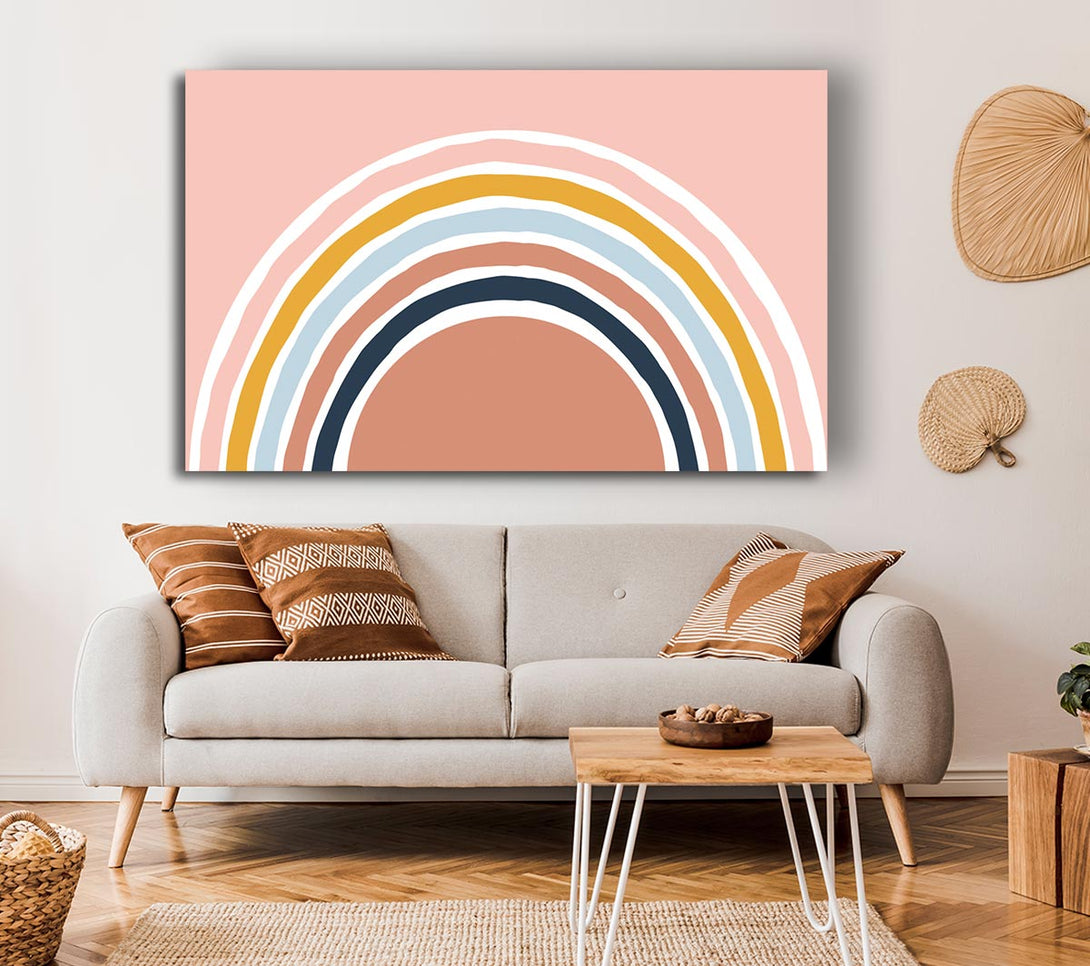 Picture of The Contemporary Rainbow Canvas Print Wall Art