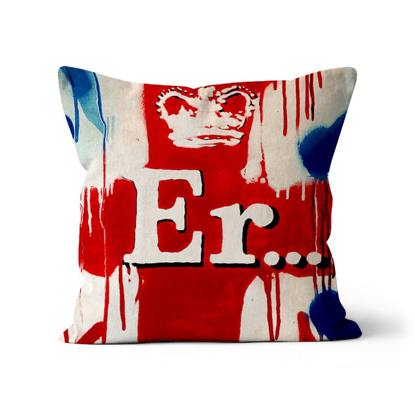 ER... Banksy Cushion