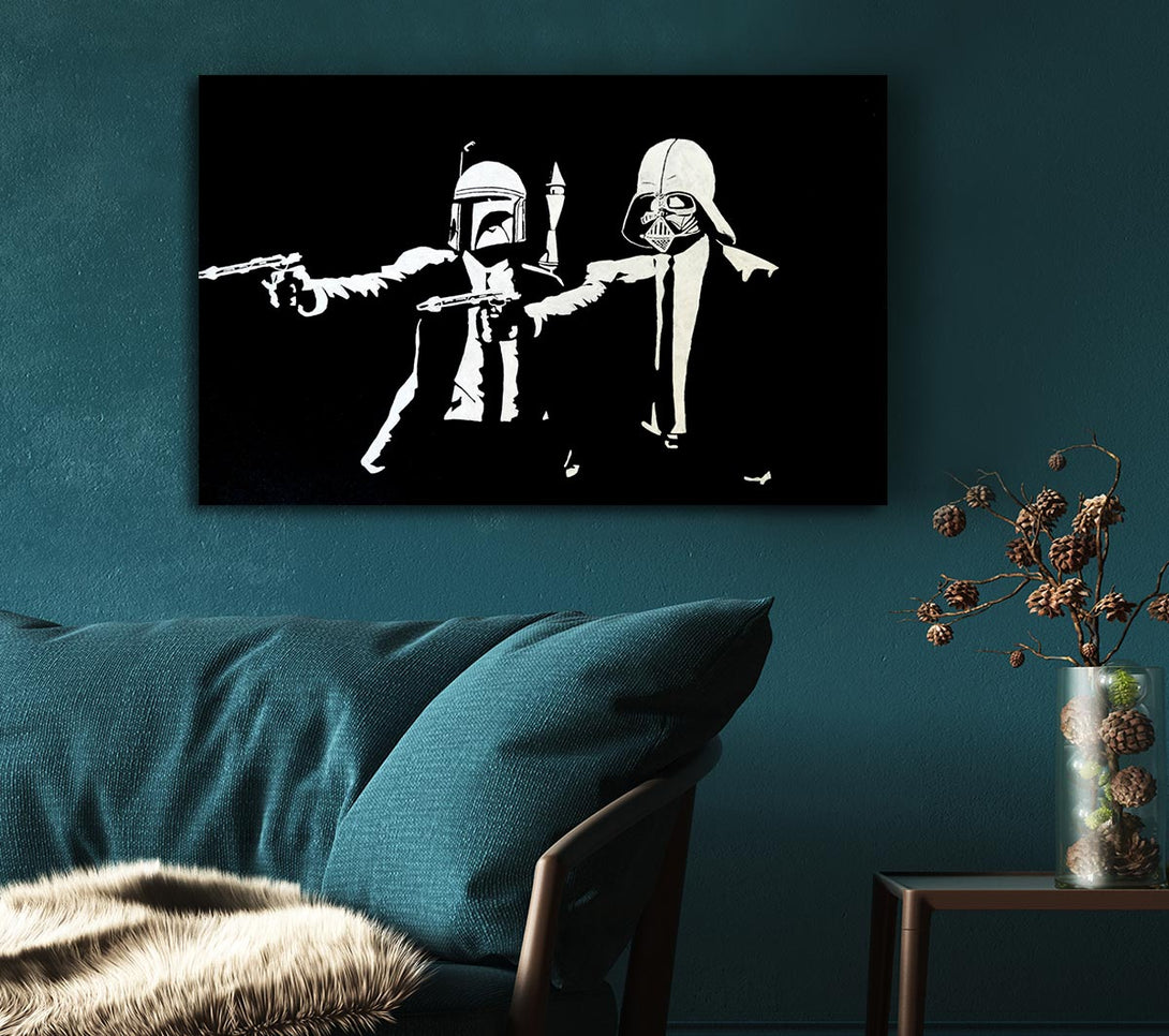 Picture of Star Wars Pulp Fiction Canvas Print Wall Art