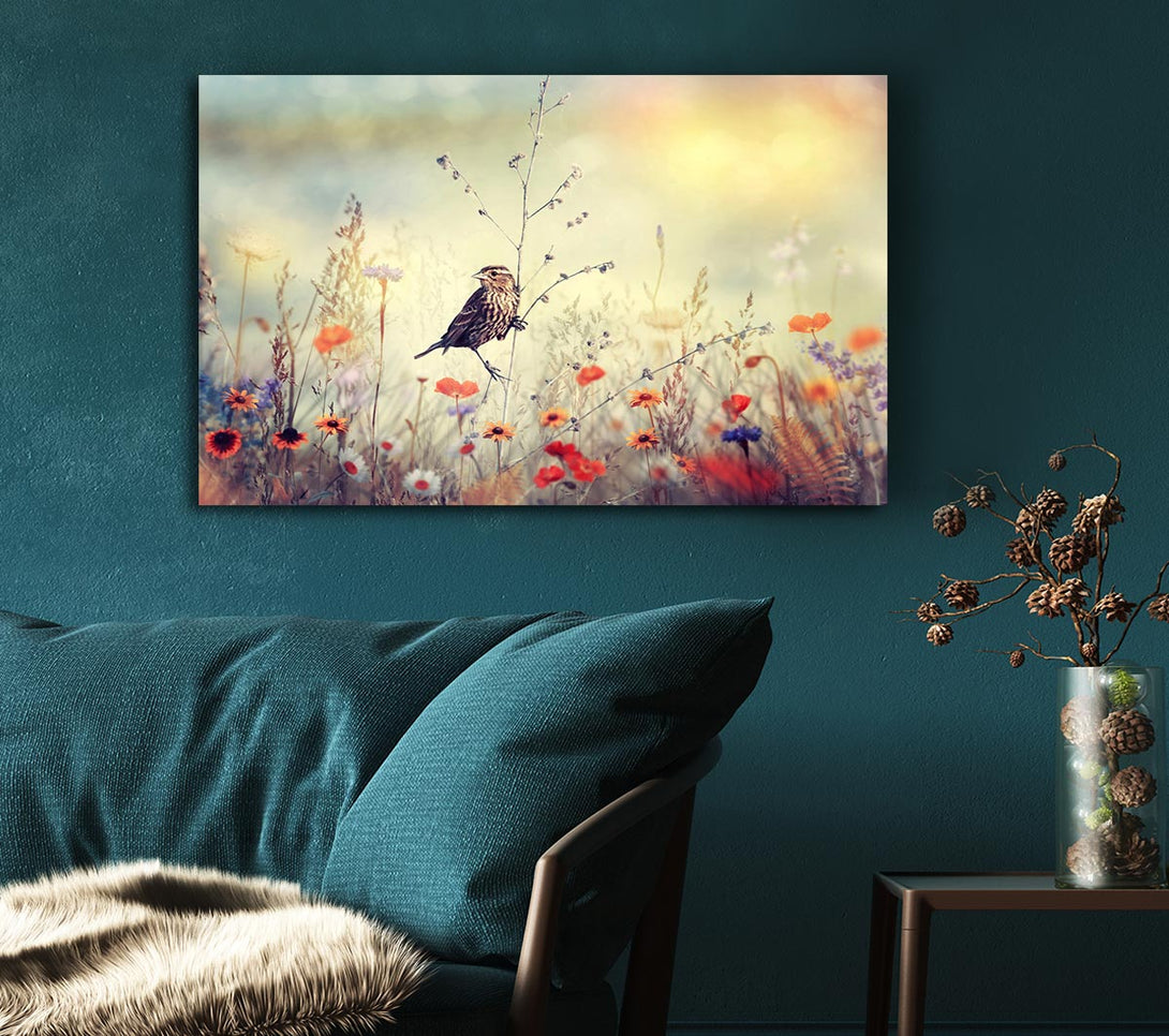 Picture of Bird in Paradise Canvas Print Wall Art