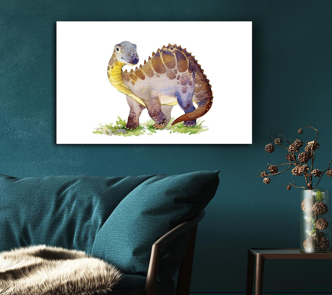 Picture of Smiling Dino Canvas Print Wall Art
