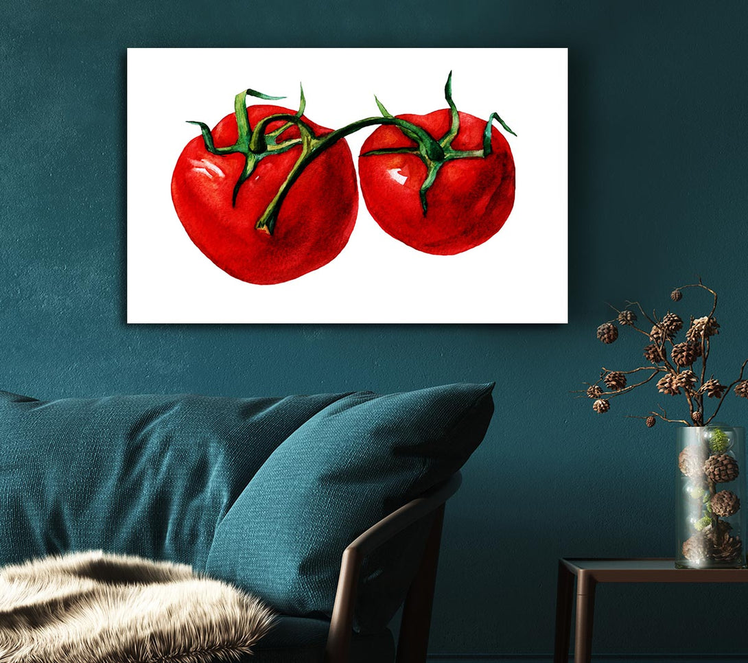 Picture of Duo Tomato 2 Canvas Print Wall Art