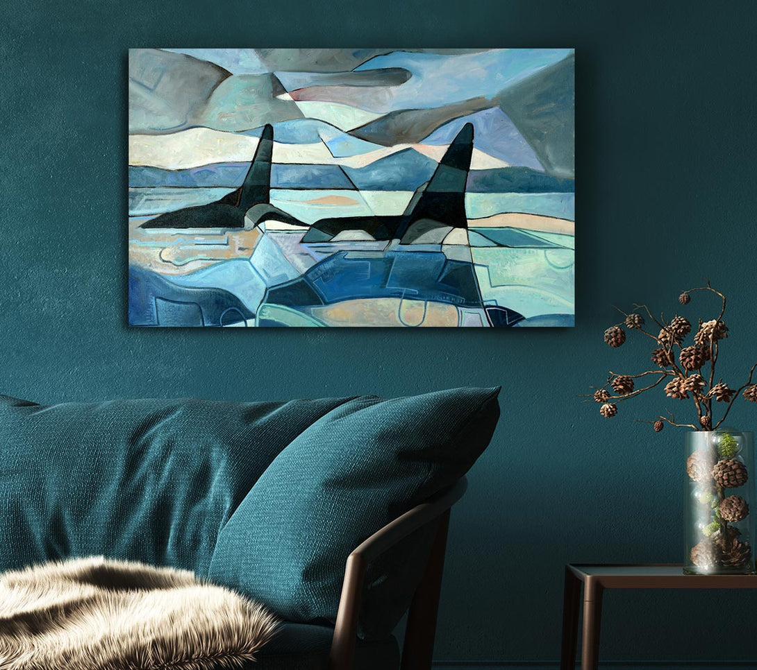 Picture of Whale Sail Canvas Print Wall Art