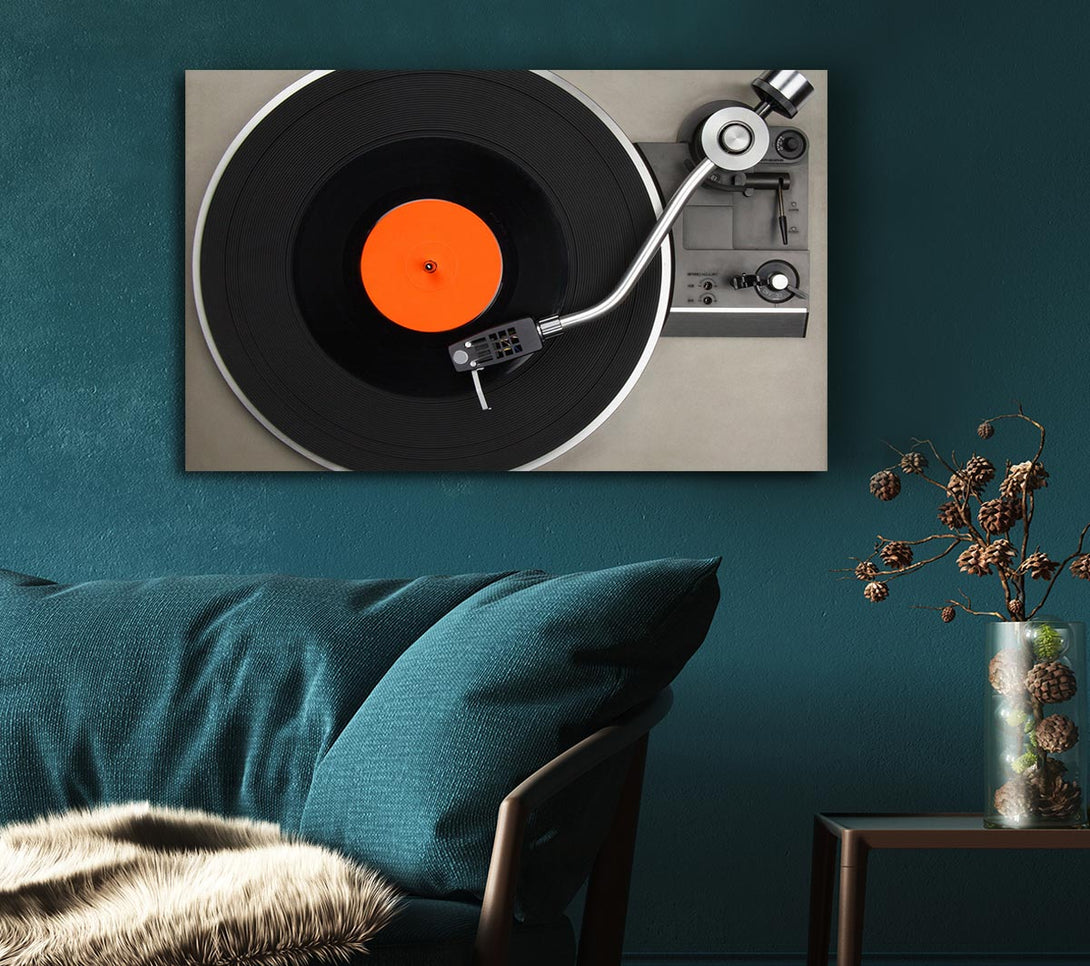 Picture of Retro Record Player 1 Canvas Print Wall Art