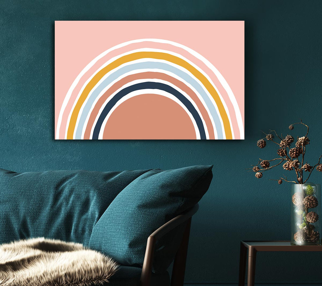 Picture of The Contemporary Rainbow Canvas Print Wall Art
