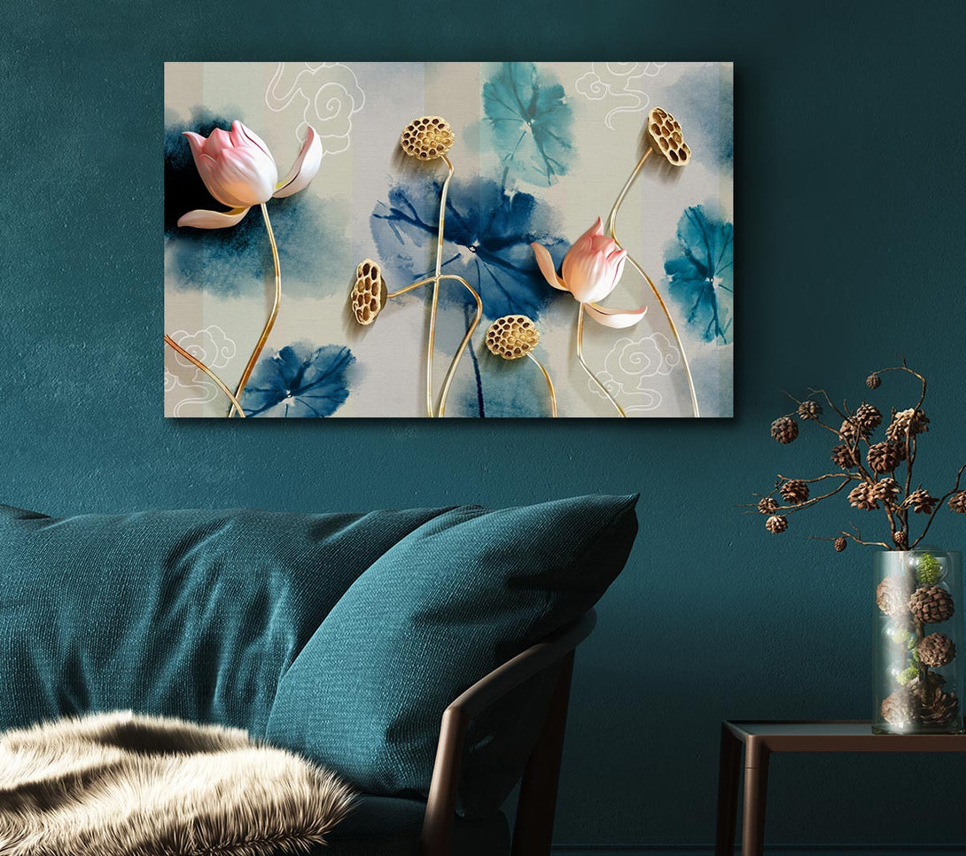 Picture of Stunning Flower Pose Canvas Print Wall Art