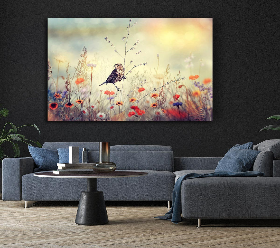 Picture of Bird in Paradise Canvas Print Wall Art