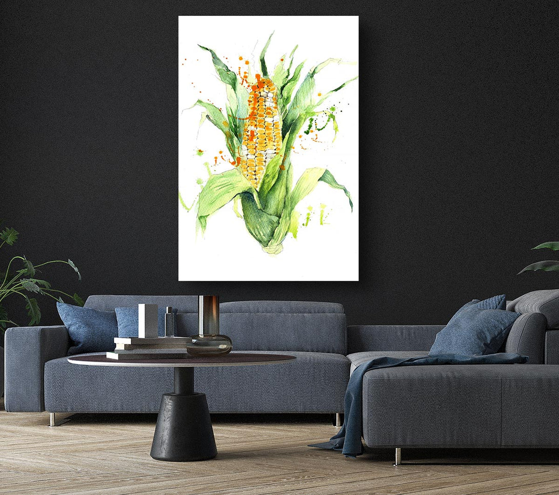 Picture of Sweetcorn 2 Canvas Print Wall Art