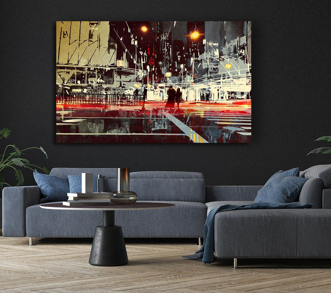 Picture of Energy Of The City Canvas Print Wall Art
