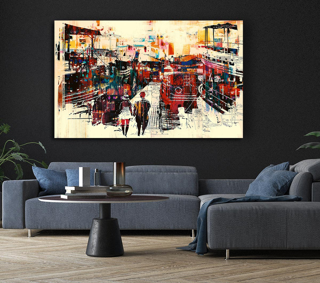 Picture of Adventure In The City Canvas Print Wall Art