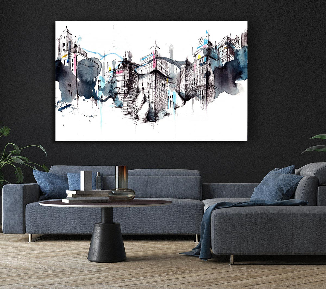 Picture of All Done On A Handshake Canvas Print Wall Art