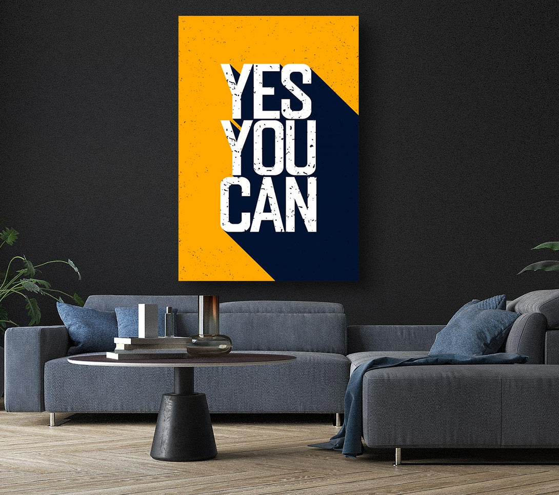 Picture of Yes You Can 1 Canvas Print Wall Art