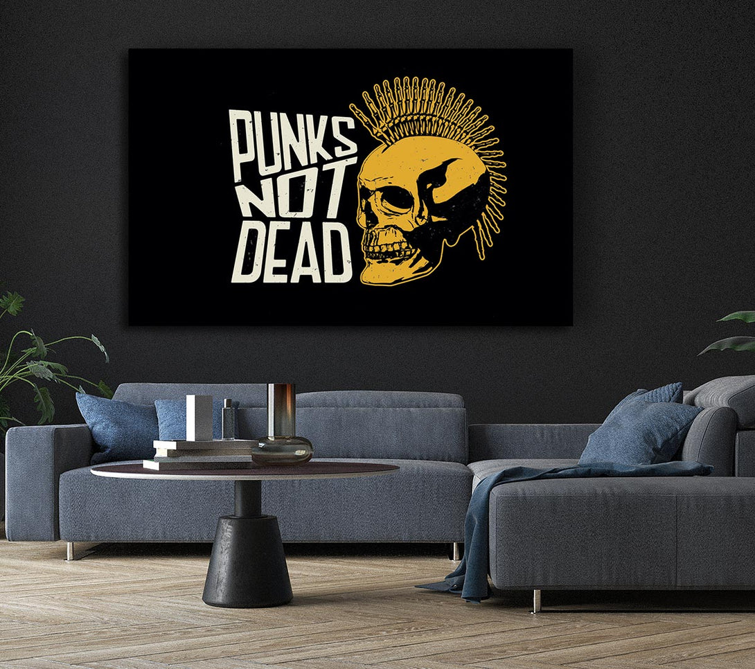 Picture of Punks Not Dead 1 Canvas Print Wall Art