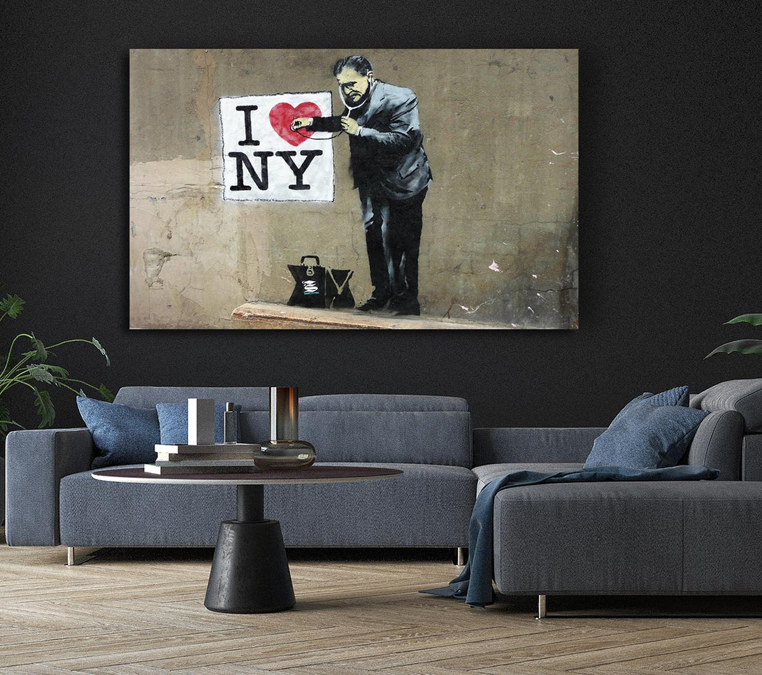 Picture of I love NY Canvas Print Wall Art