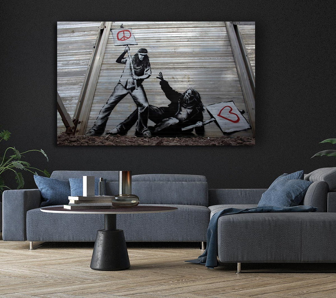 Picture of Drinking Cherub Canvas Print Wall Art