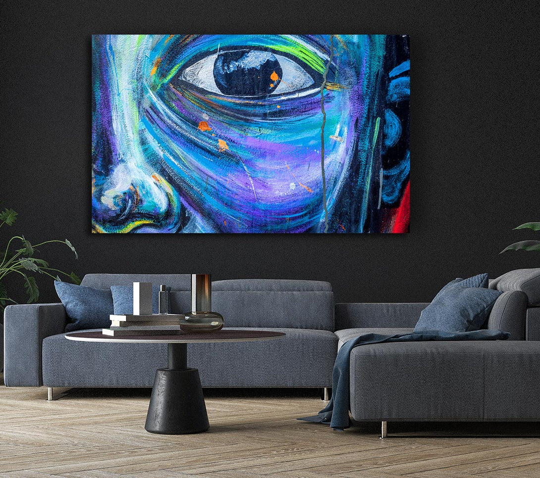 Picture of Eye And Face Canvas Print Wall Art