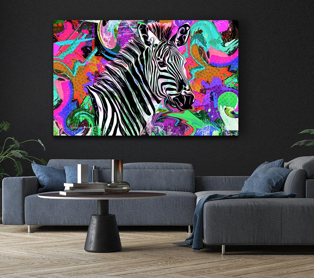 Picture of The Urban Zebra Canvas Print Wall Art