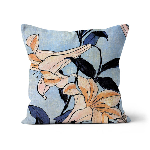 Japanese Lilies Art Classic Cushion