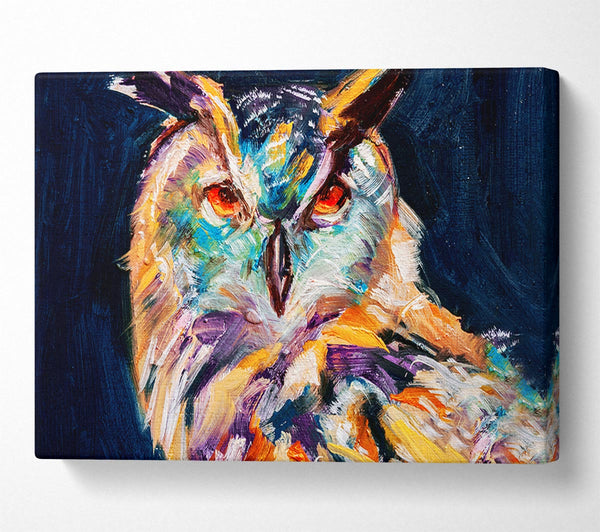 Owl Stare Painting