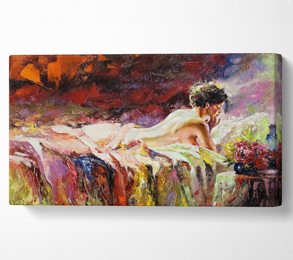 Woman Laid Down Painting