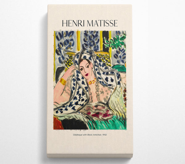 Odalisque With Black Armchair By Henri Matisse