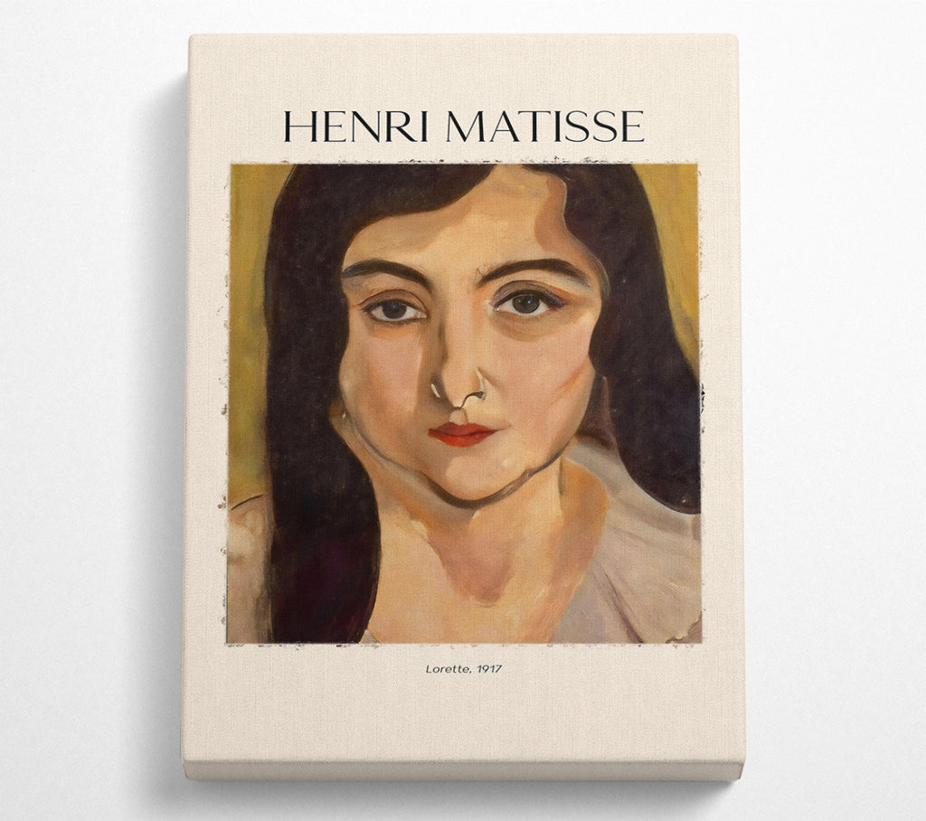 A Square Canvas Print Showing Lorette, 1917 By Henri Matisse Square Wall Art
