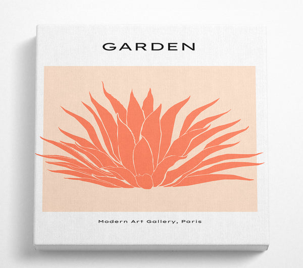 A Square Canvas Print Showing Bohemian Garden Square Wall Art