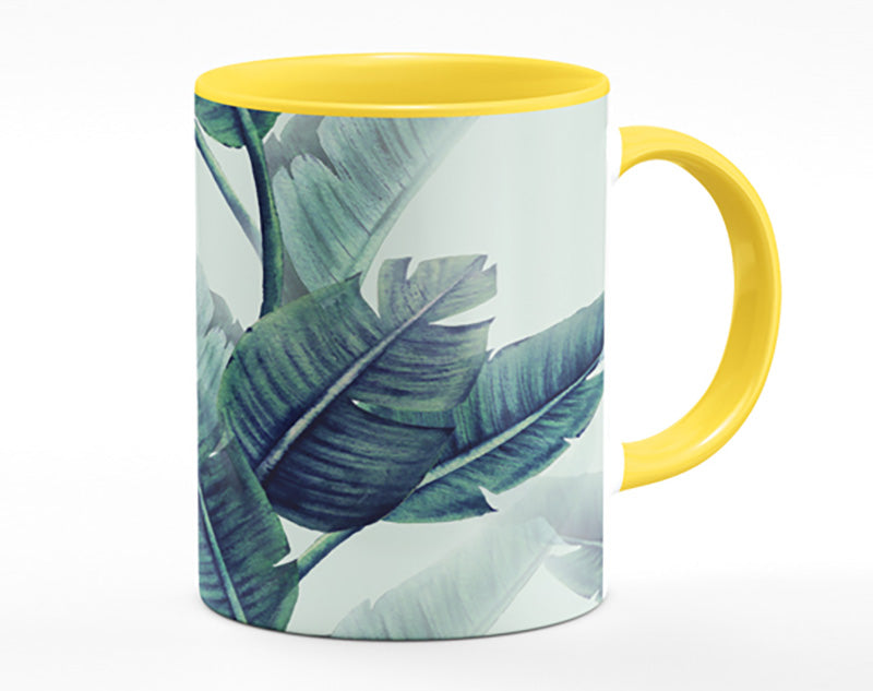 Green Banana Leaves Mug