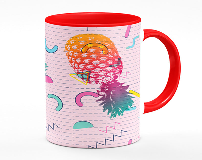 Pineapple Abstract Pattern Mug