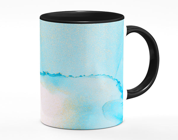 The Blue And Grey Glitter Mug