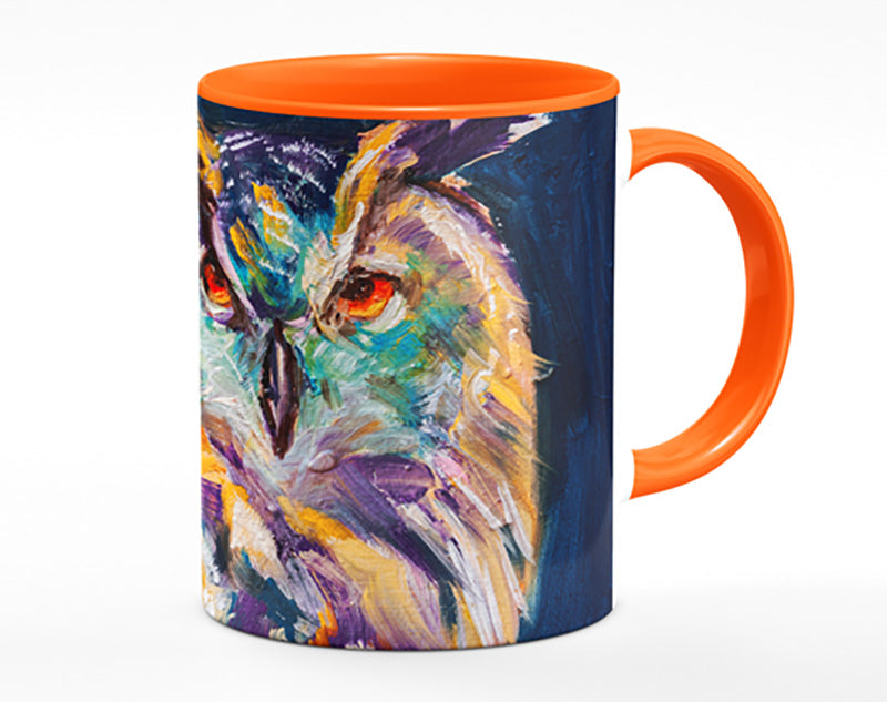 The Vivid Owl Stare Mug