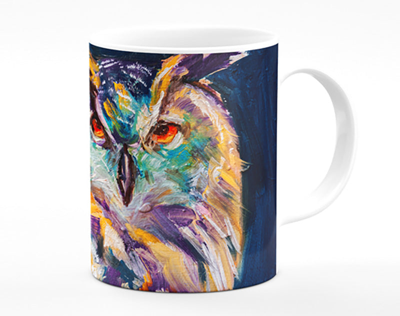 The Vivid Owl Stare Mug