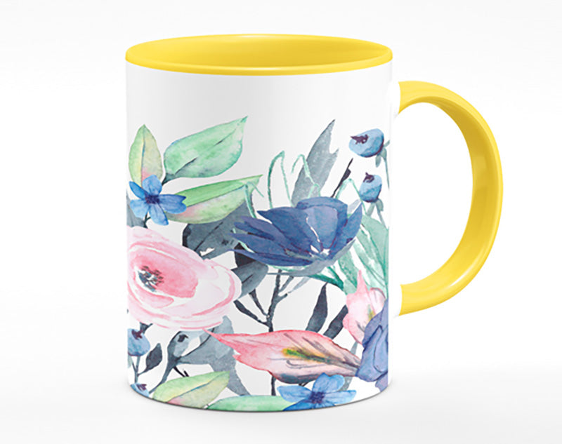Pastel British Flowers Mug