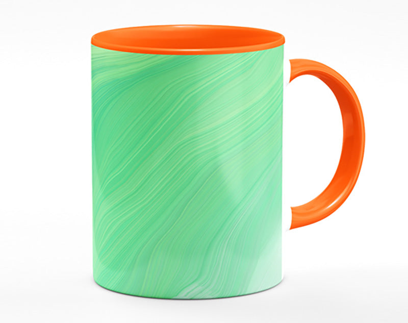 Green Formation Of Colour Mug