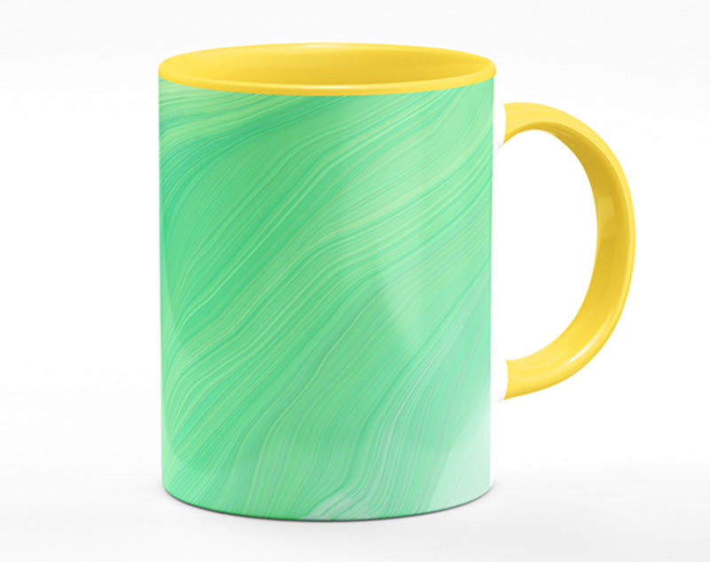 Green Formation Of Colour Mug