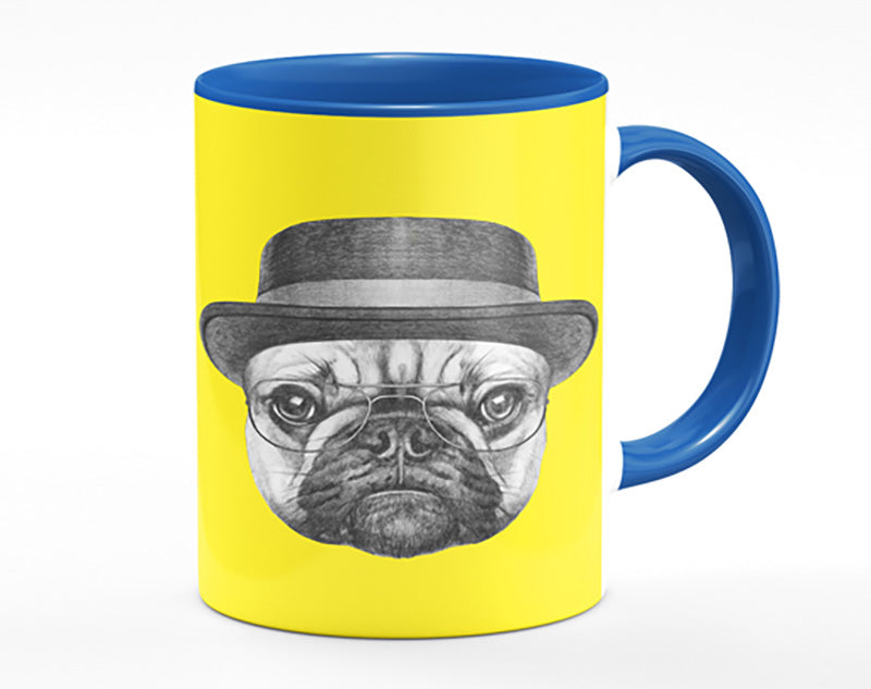 The Pug With A Hat Mug