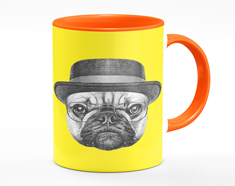 The Pug With A Hat Mug