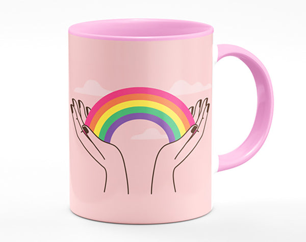 Rainbow In My Hands Mug
