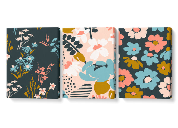 Trio of Floral Patterns