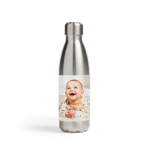 Your Own Image On A Metal Bottle